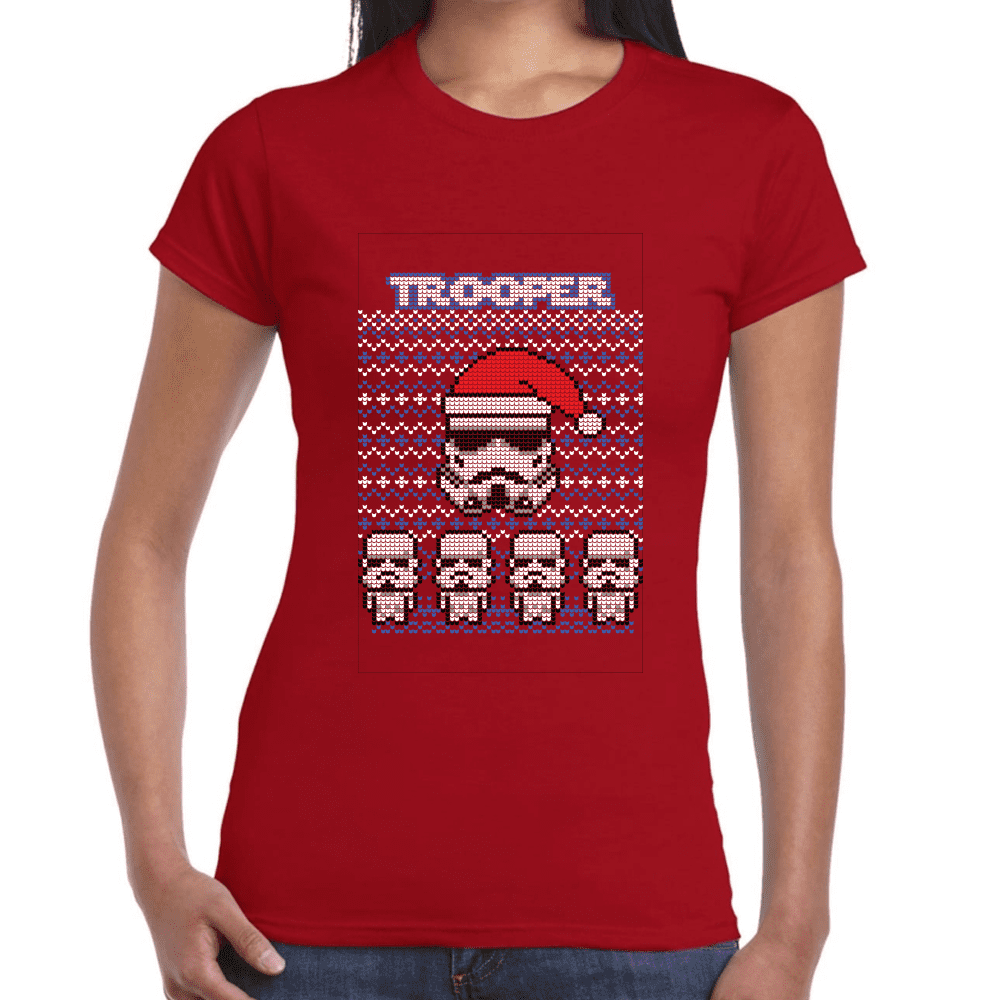 Playera Stormtrooper Navidad Star Wars Algodón Premium #1117