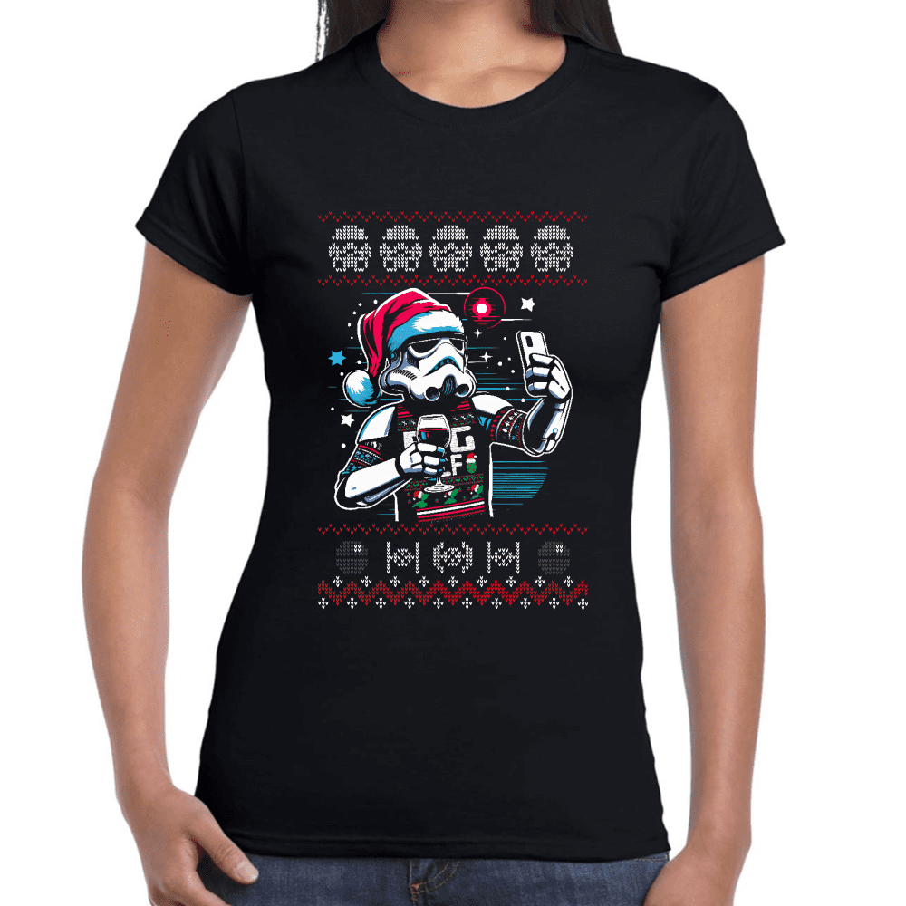 Playera Stormtrooper Navidad Star Wars Algodón Premium #1119