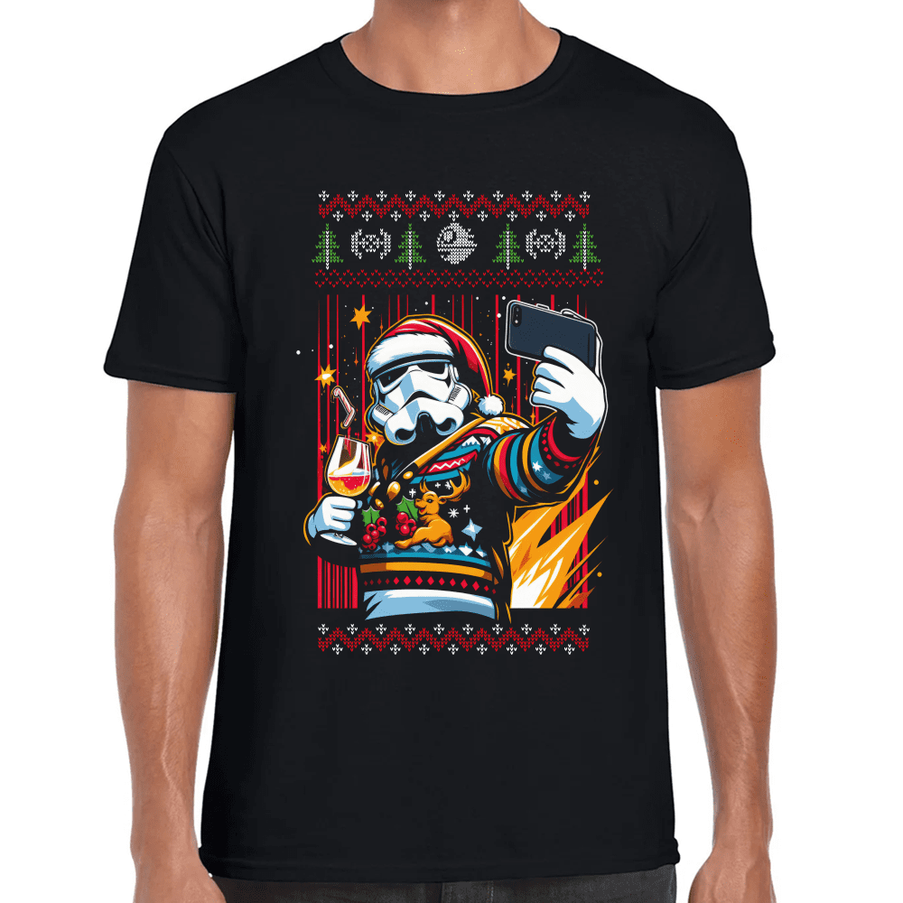 Playera Stormtrooper Navidad Star Wars Algodón Premium #1123