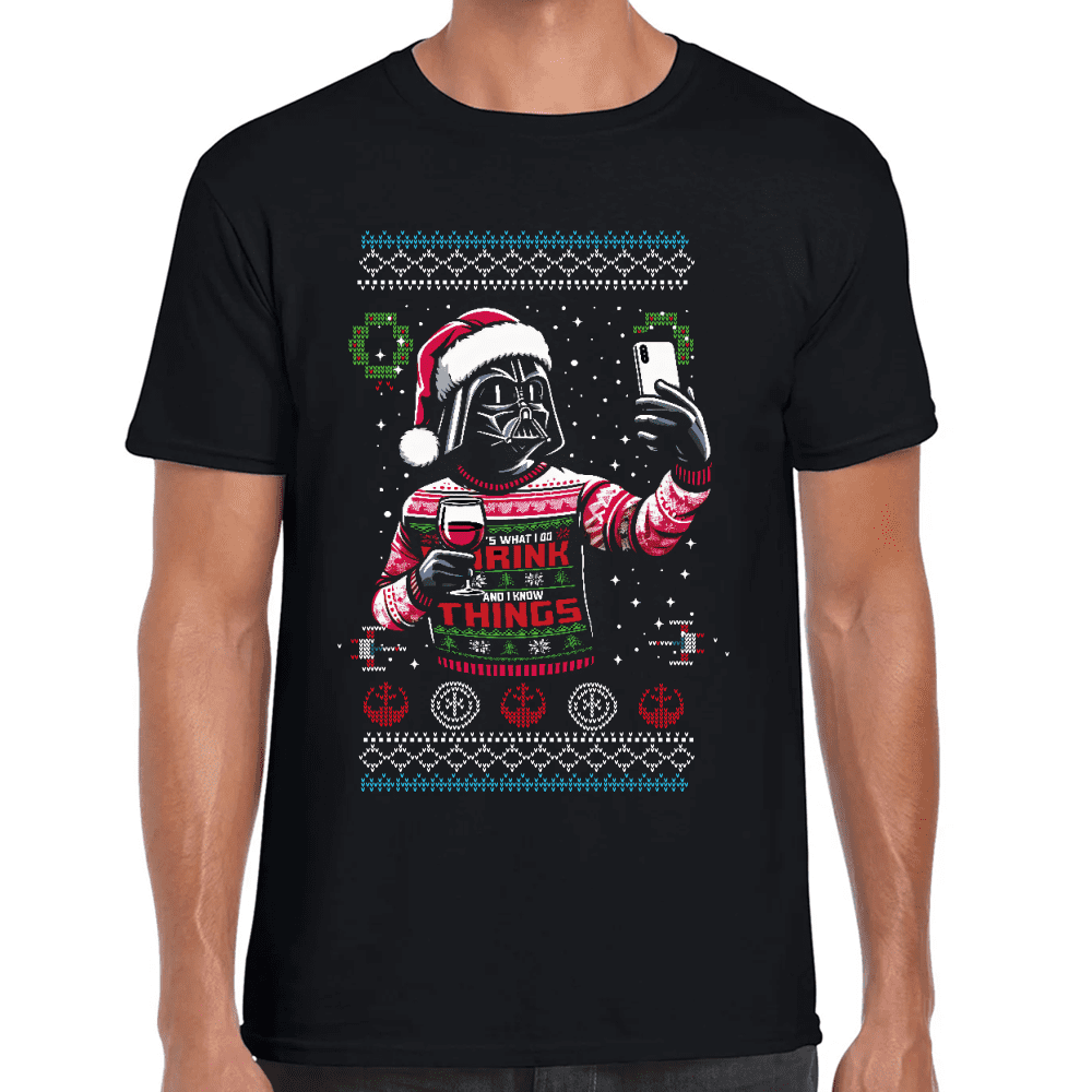 Playera Darth Vader Navidad Star Wars Algodón Premium #1124