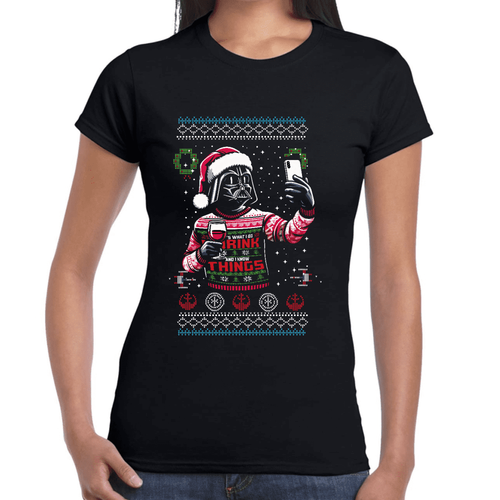 Playera Darth Vader Navidad Star Wars Algodón Premium #1124
