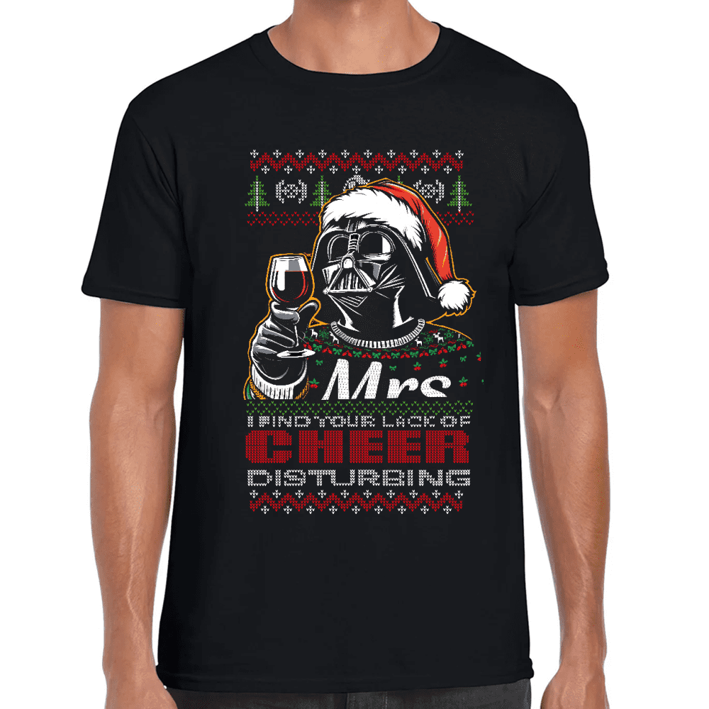 Playera Darth Vader Navidad Star Wars Algodón Premium #1125