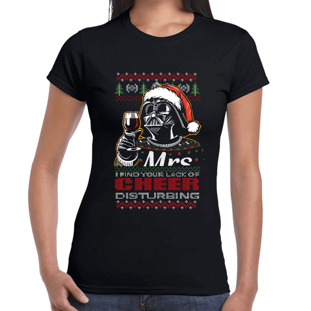 Playera Darth Vader Navidad Star Wars Algodón Premium #1125