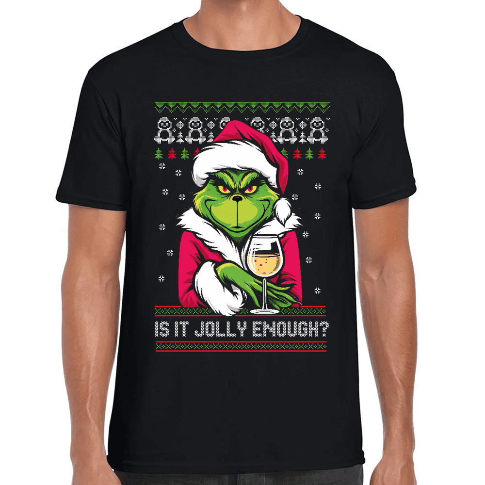 Playera Grinch Navidad Algodón Premium #1127 Imagen principal del producto