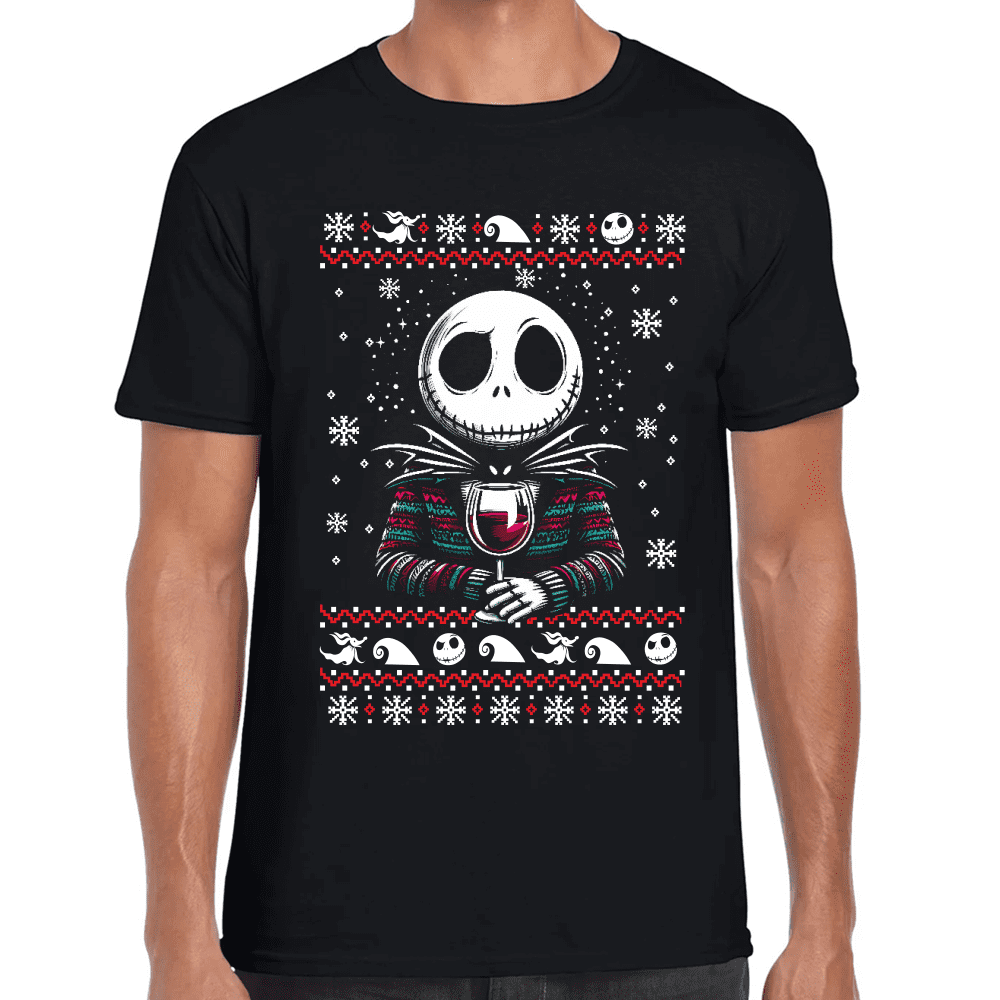 Playera Jack Skellington Navidad Algodón Premium #1130