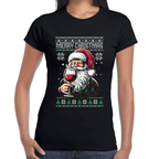 Playera Santa Claus Navidad Algodón Premium #1131