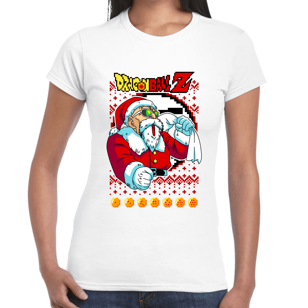 Playera Maestro Roshi Dragon Ball Algodón Premium #1138