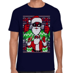Playera Santa Deadpool Navidad Algodón Premium #1140