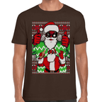 Playera Santa Deadpool Navidad Algodón Premium #1140
