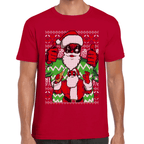 Playera Santa Deadpool Navidad Algodón Premium #1140