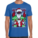 Playera Santa Deadpool Navidad Algodón Premium #1140