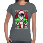 Playera Santa Deadpool Navidad Algodón Premium #1140
