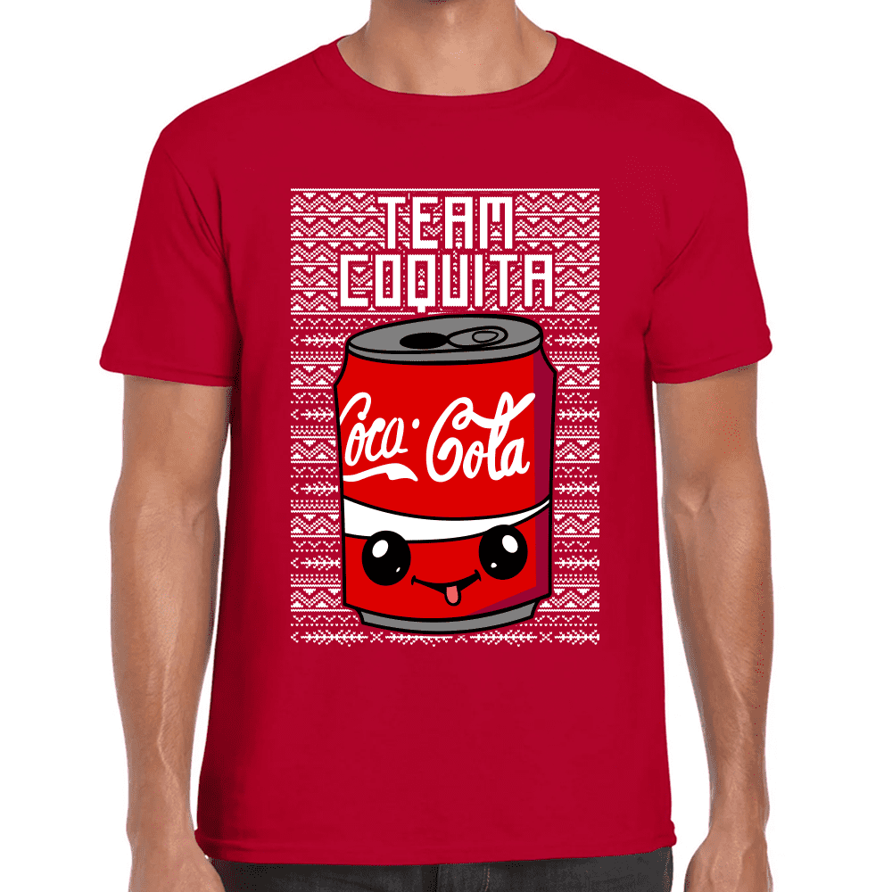 Playera Coca Cola Navidad Algodón Premium #1142