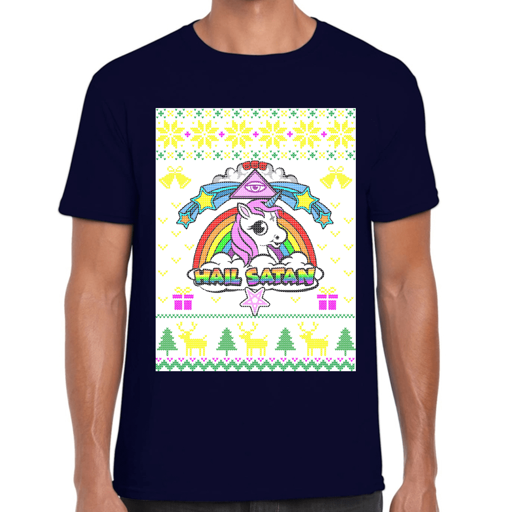 Playera Unicornio Navidad Algodón Premium #1143