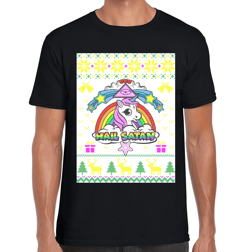 Playera Unicornio Navidad Algodón Premium #1143
