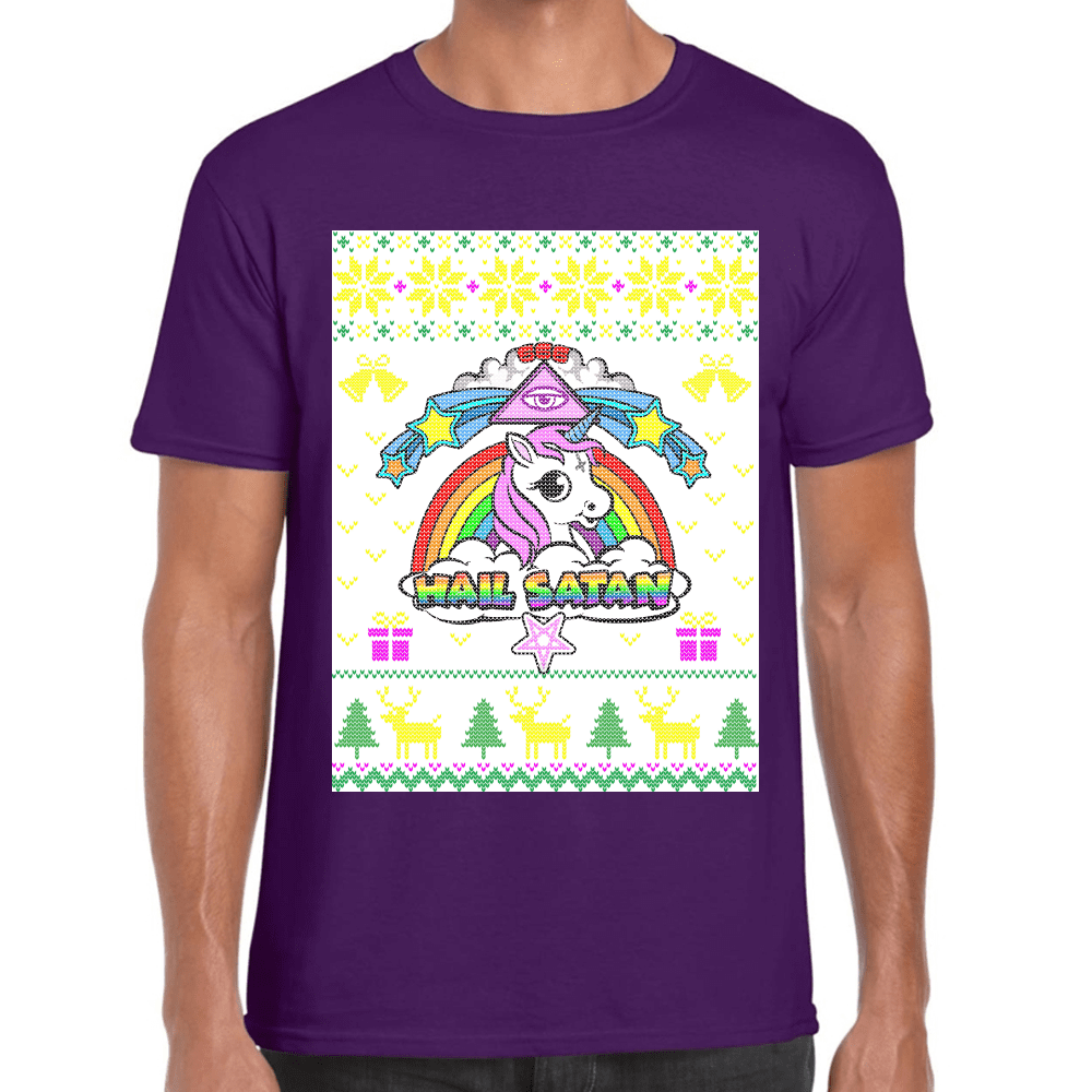 Playera Unicornio Navidad Algodón Premium #1143