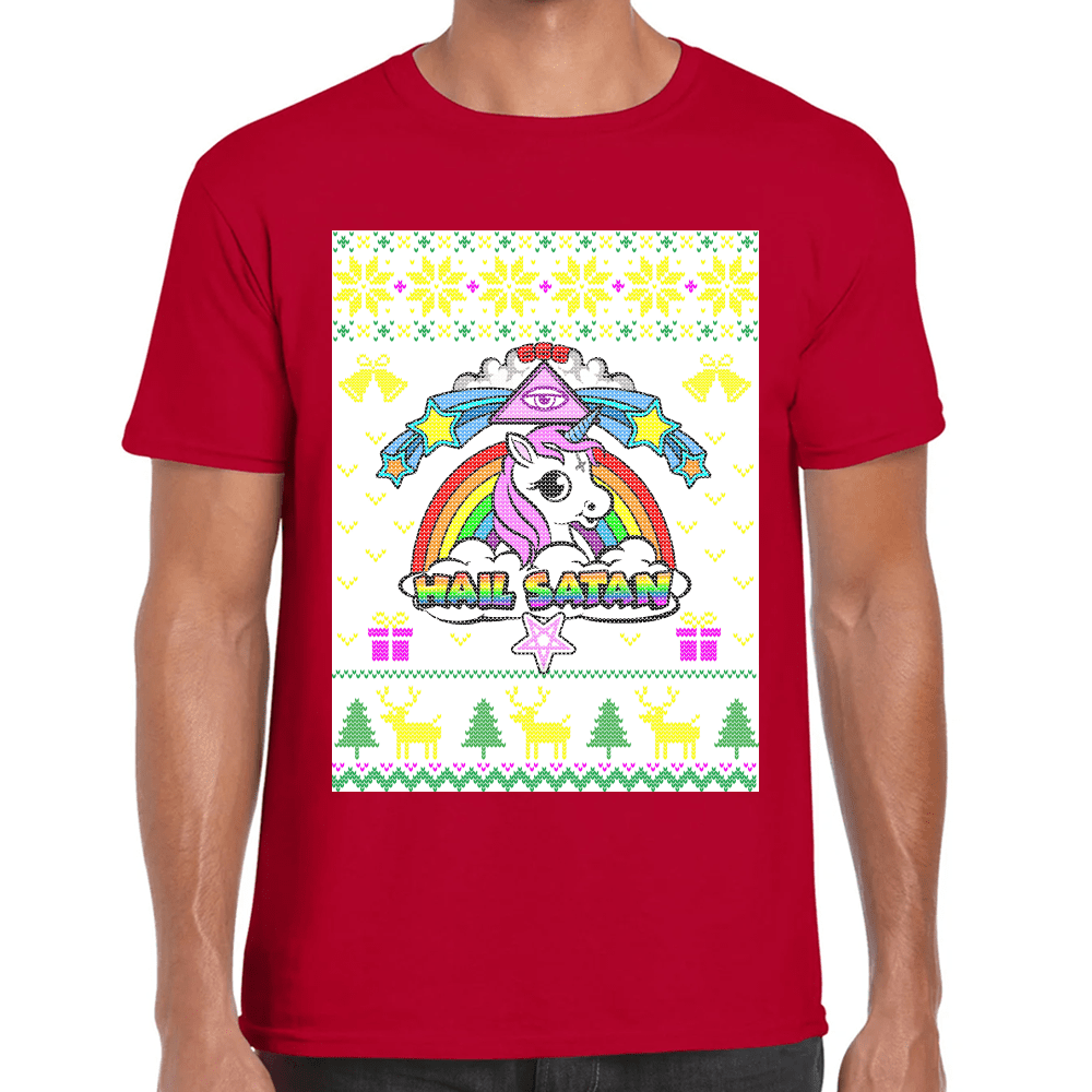 Playera Unicornio Navidad Algodón Premium #1143