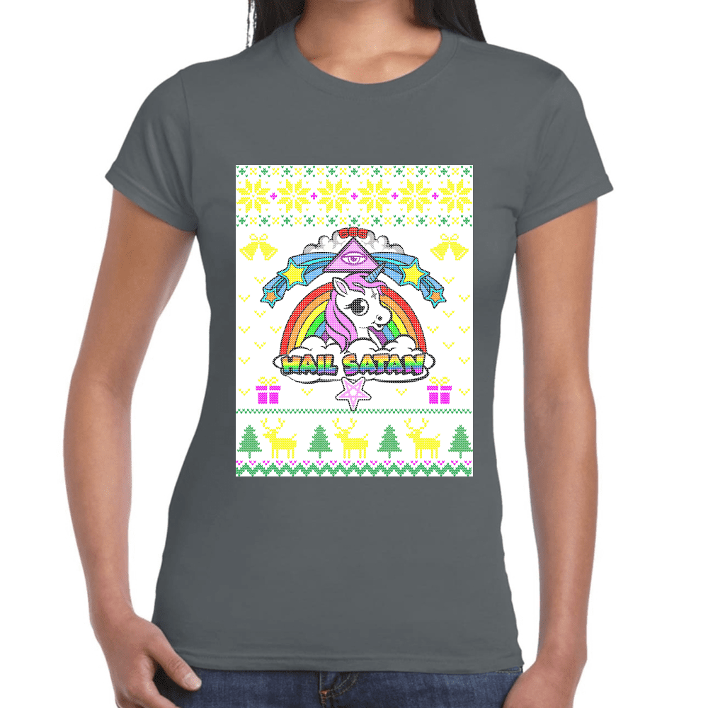 Playera Unicornio Navidad Algodón Premium #1143