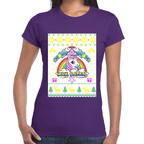Playera Unicornio Navidad Algodón Premium #1143