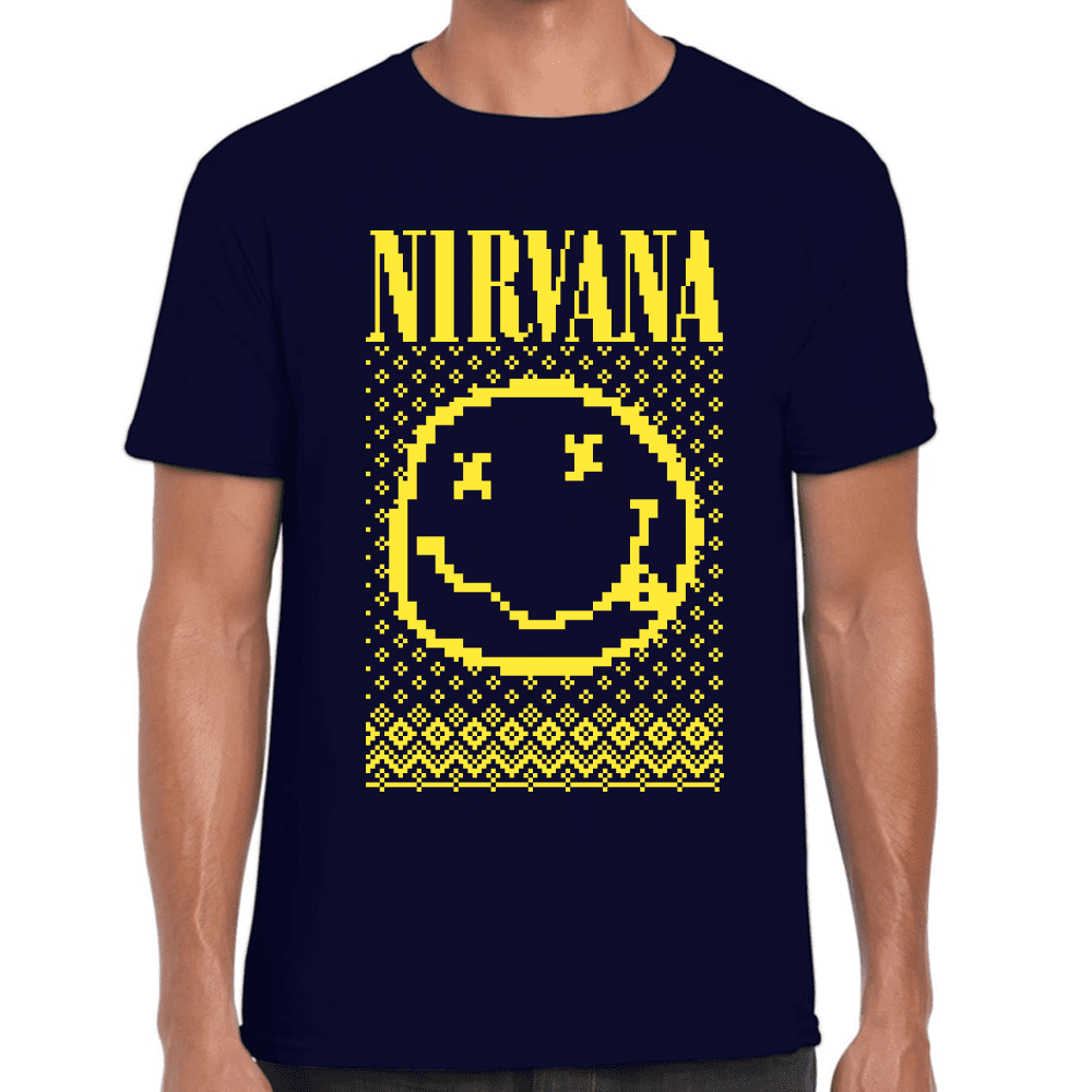 Playera Nirvana Navidad Algodón Premium #1144