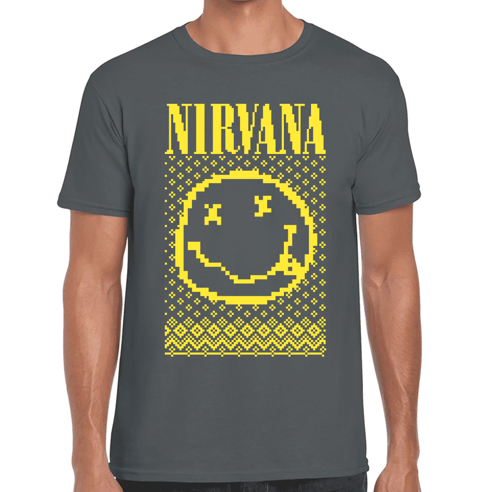 Playera Nirvana Navidad Algodón Premium #1144