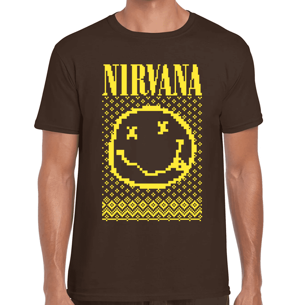 Playera Nirvana Navidad Algodón Premium #1144