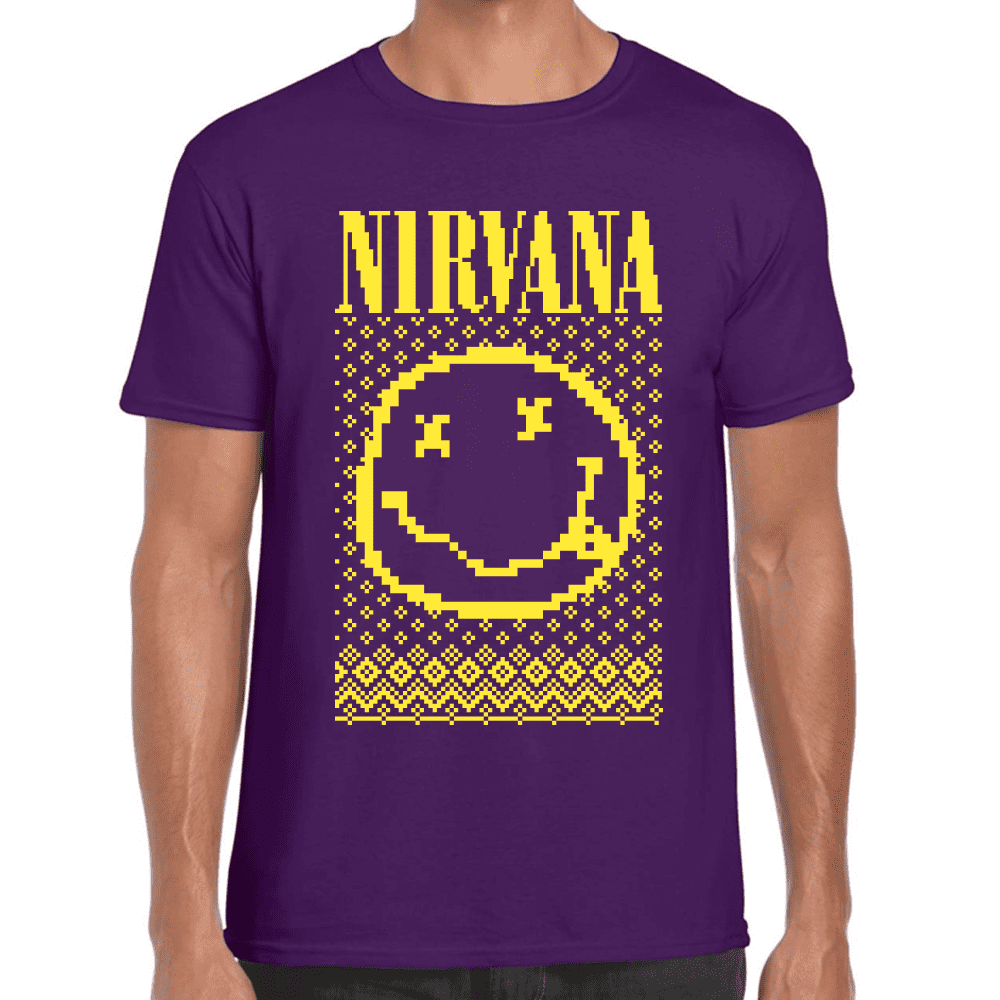 Playera Nirvana Navidad Algodón Premium #1144