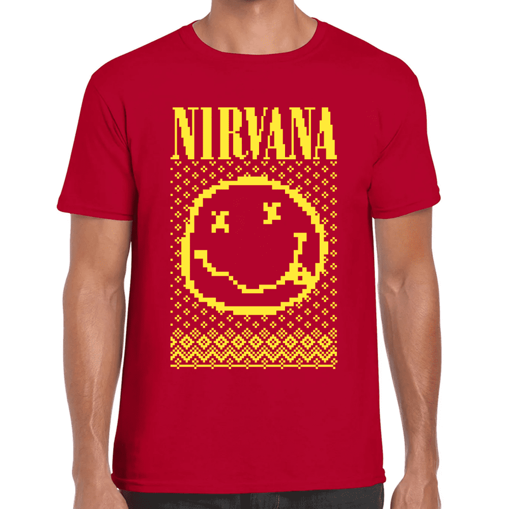 Playera Nirvana Navidad Algodón Premium #1144