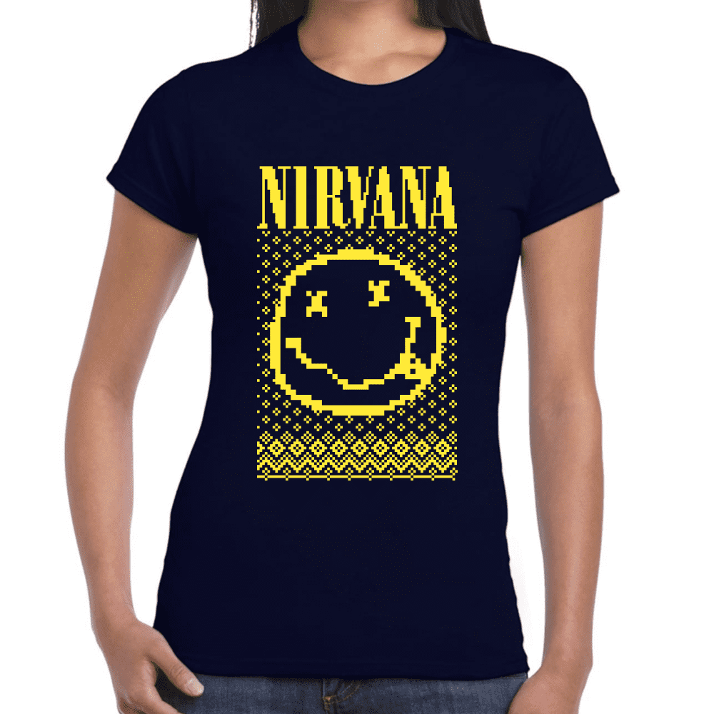 Playera Nirvana Navidad Algodón Premium #1144