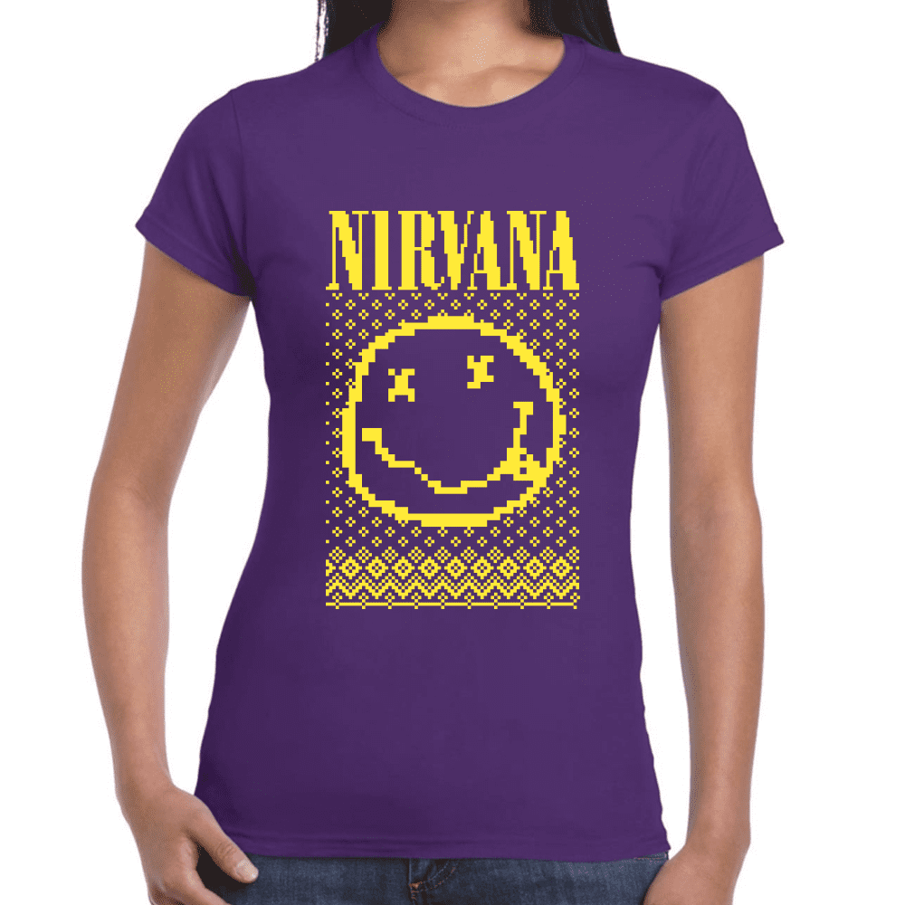 Playera Nirvana Navidad Algodón Premium #1144