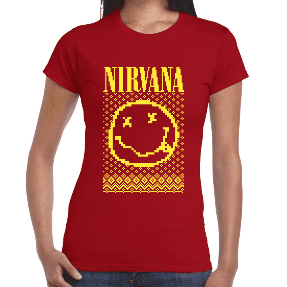 Playera Nirvana Navidad Algodón Premium #1144