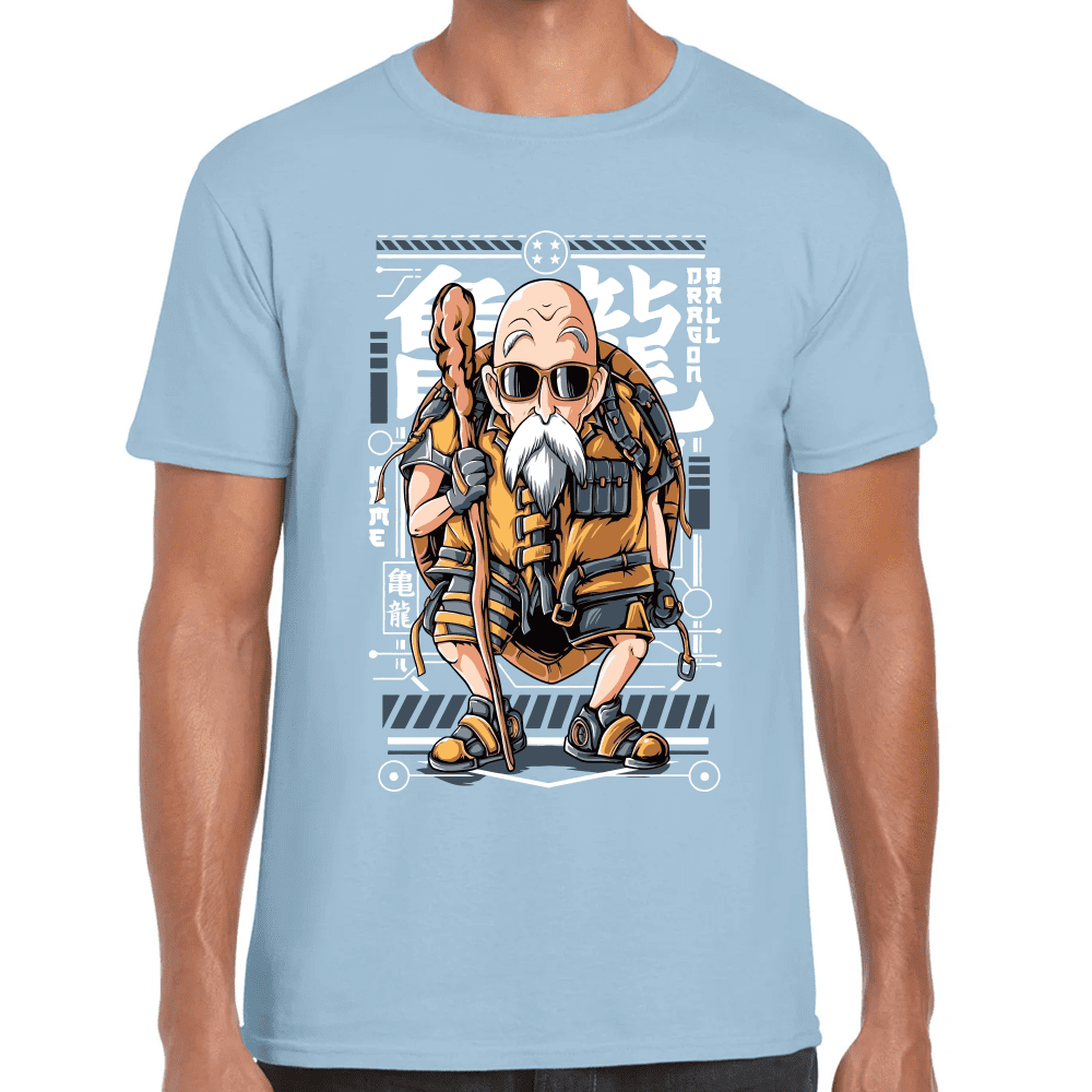 Playera Maestro Roshi Dragon Ball Algodón Premium #1145