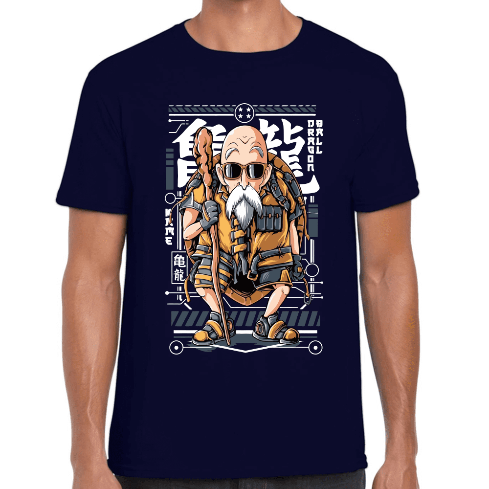 Playera Maestro Roshi Dragon Ball Algodón Premium #1145