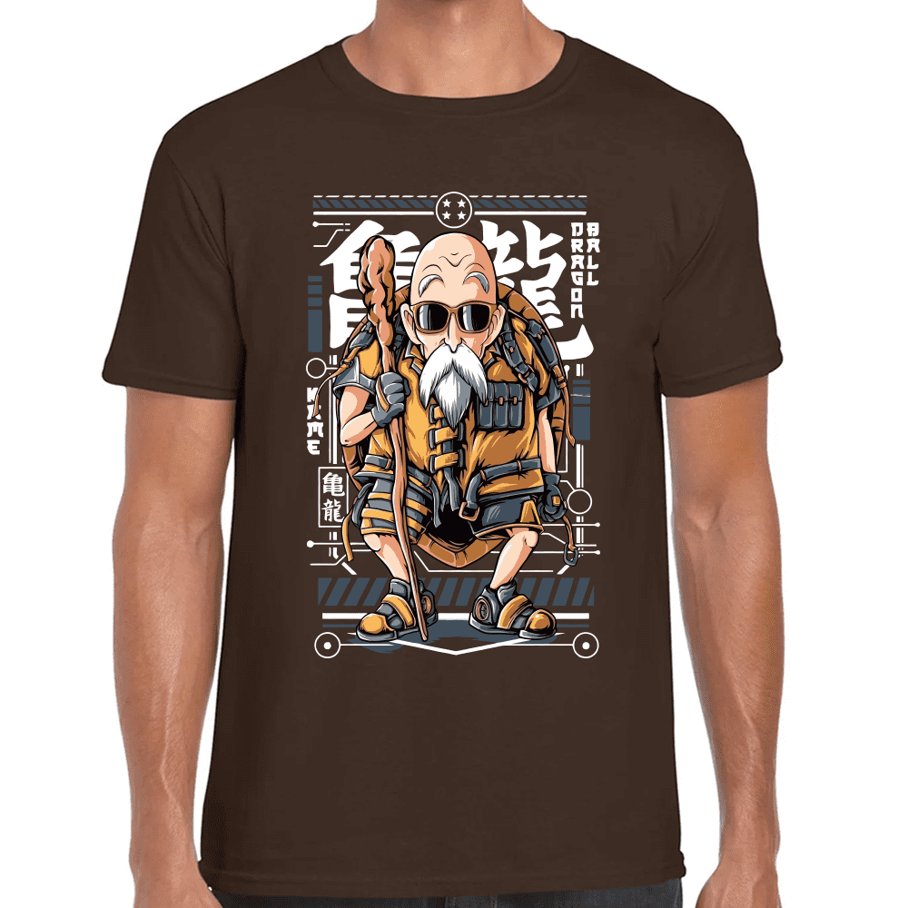 Playera Maestro Roshi Dragon Ball Algodón Premium #1145