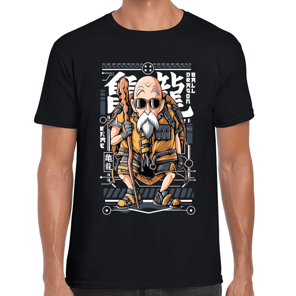 Playera Maestro Roshi Dragon Ball Algodón Premium #1145