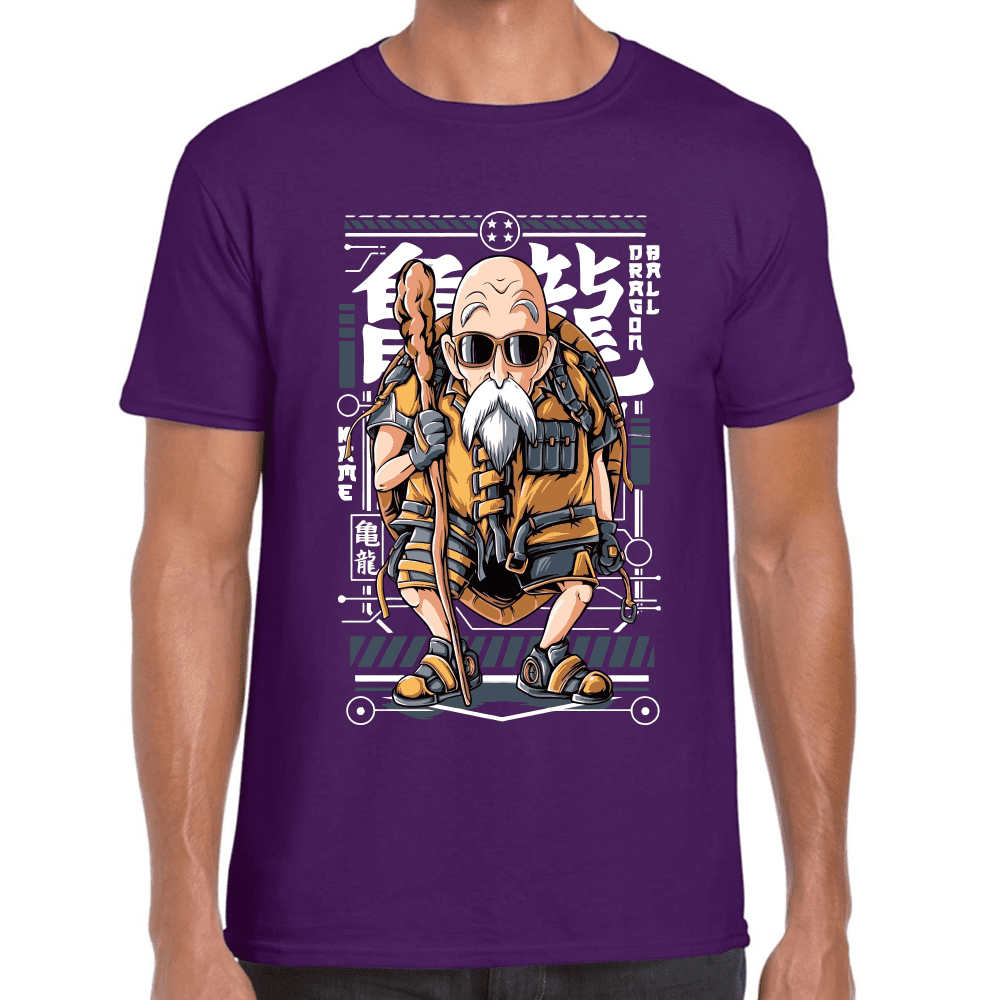 Playera Maestro Roshi Dragon Ball Algodón Premium #1145