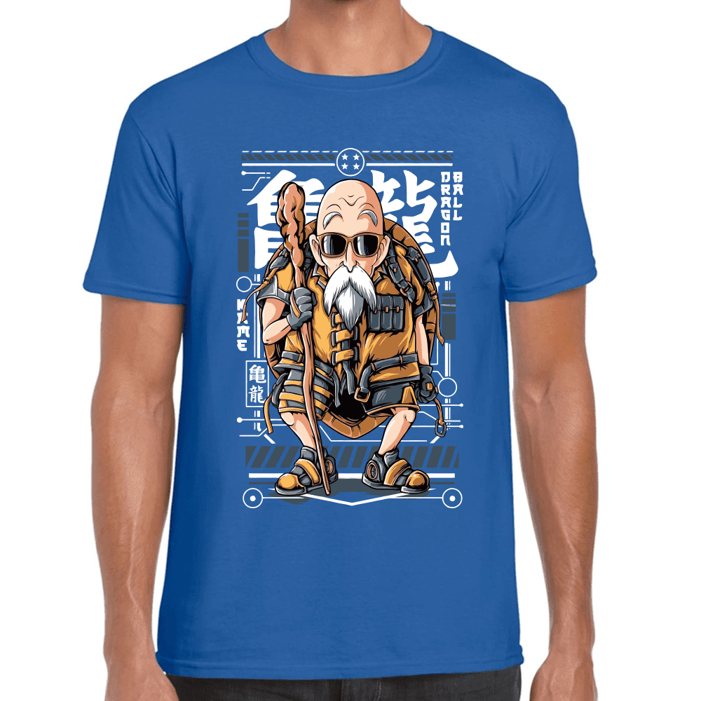 Playera Maestro Roshi Dragon Ball Algodón Premium #1145