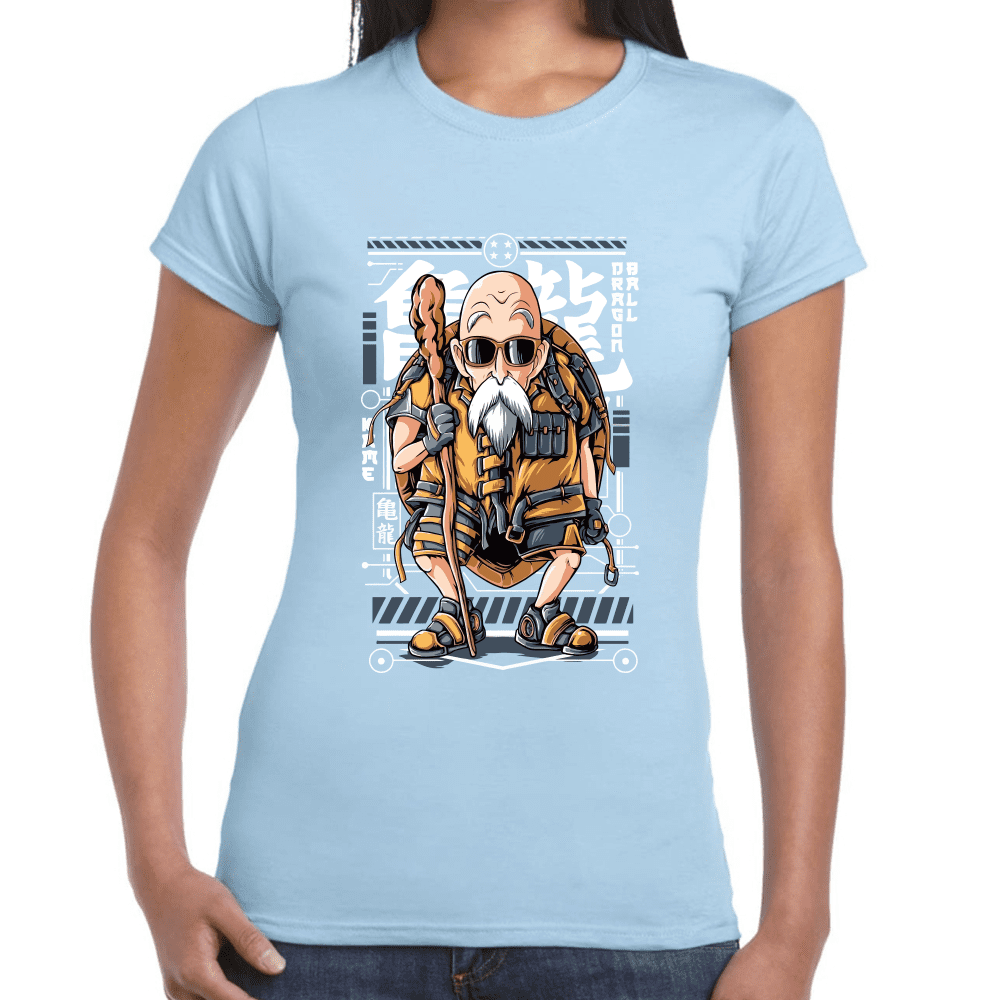 Playera Maestro Roshi Dragon Ball Algodón Premium #1145
