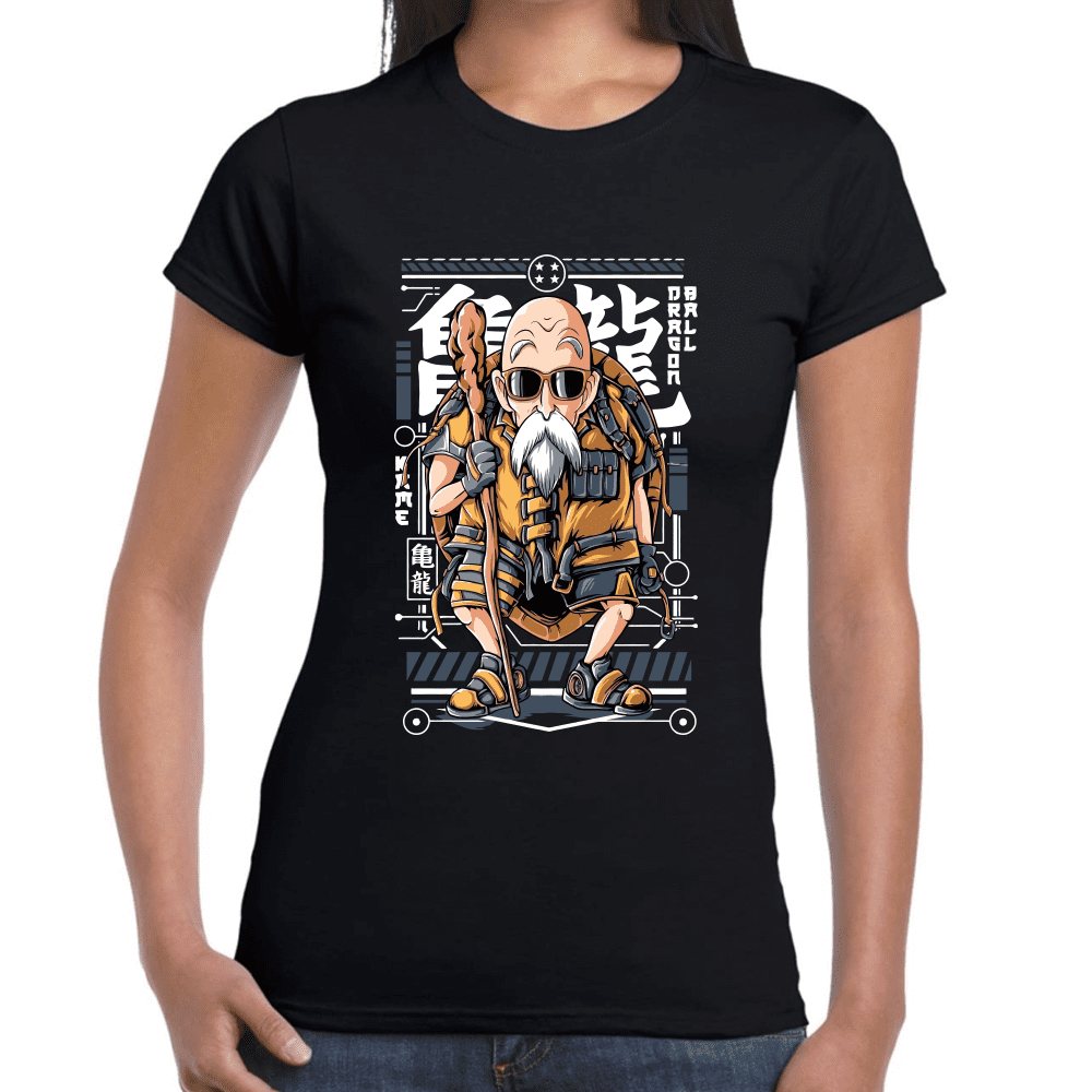 Playera Maestro Roshi Dragon Ball Algodón Premium #1145