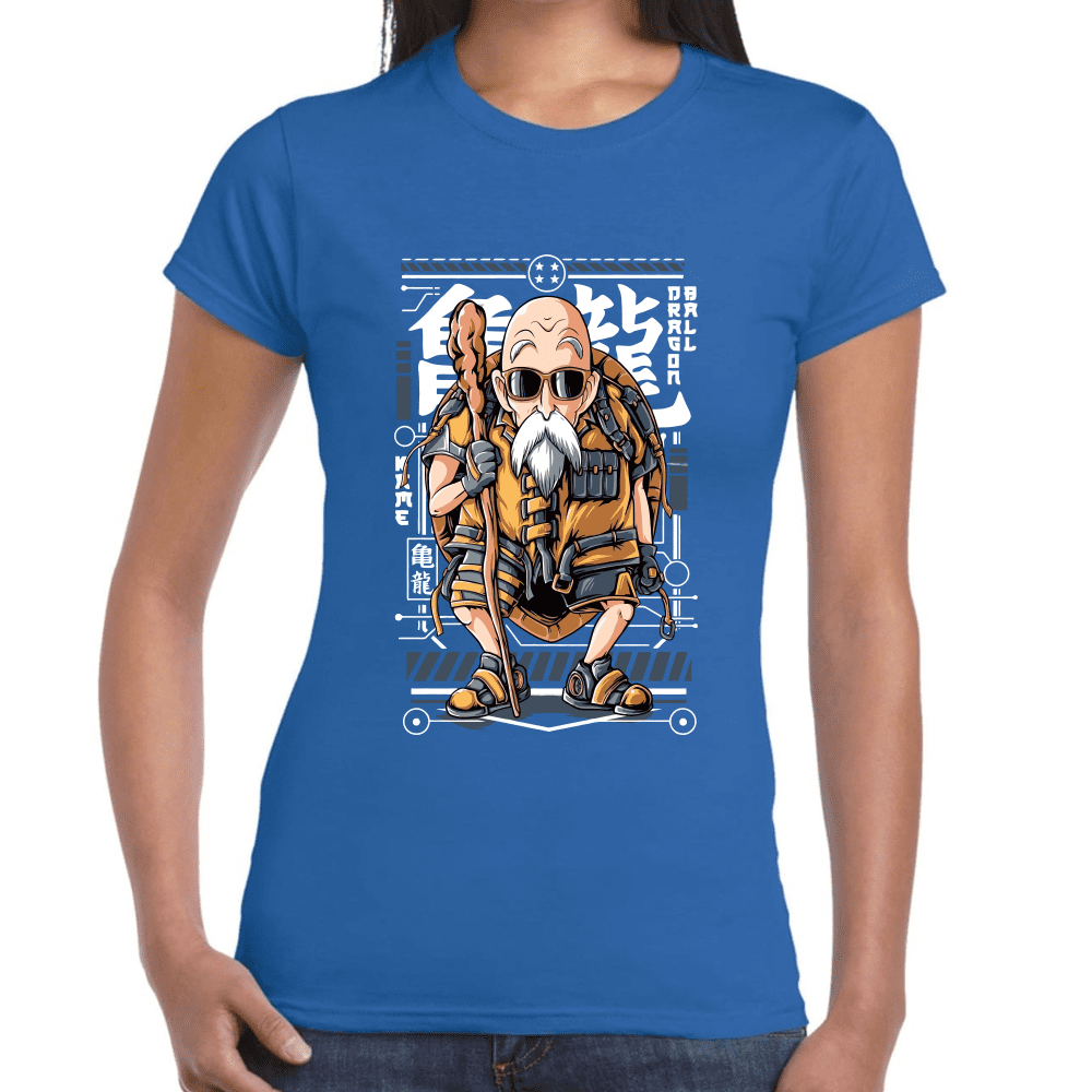 Playera Maestro Roshi Dragon Ball Algodón Premium #1145