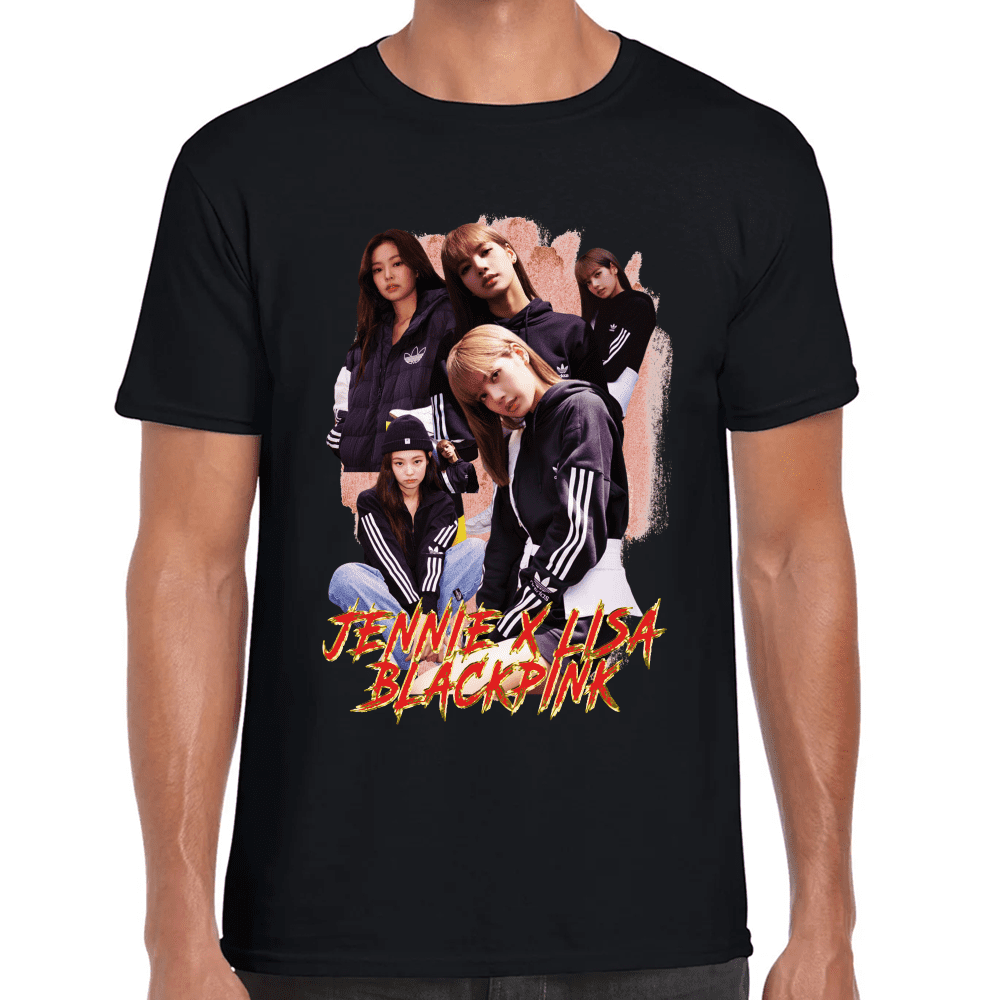 Playera Jennie X Lisa Blackpink Algodón Premium #1157 Imagen principal del producto