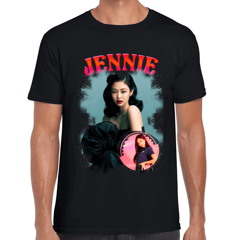 Playera Jennie Blackpink Algodón Premium #1158 Imagen principal del producto