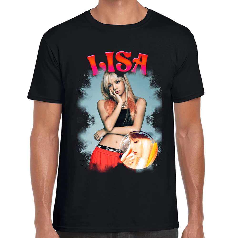 Playera Lisa Blackpink Algodón Premium #1159
