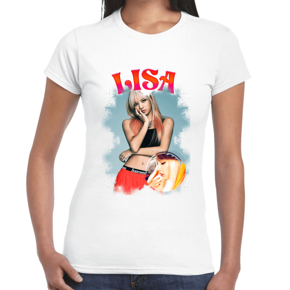Playera Lisa Blackpink Algodón Premium #1159