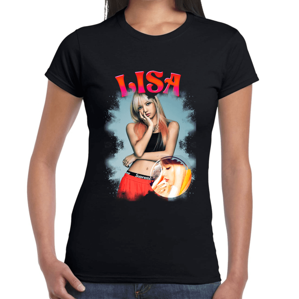 Playera Lisa Blackpink Algodón Premium #1159