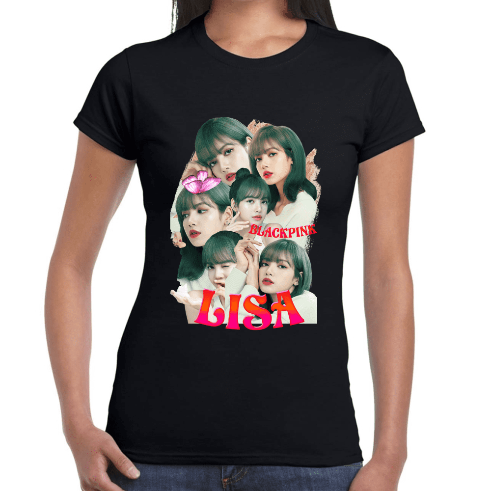 Playera Lisa Blackpink Algodón Premium #1160