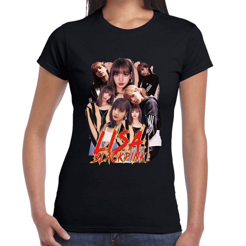 Playera Lisa Blackpink Algodón Premium #1161 Imagen secundaria del producto