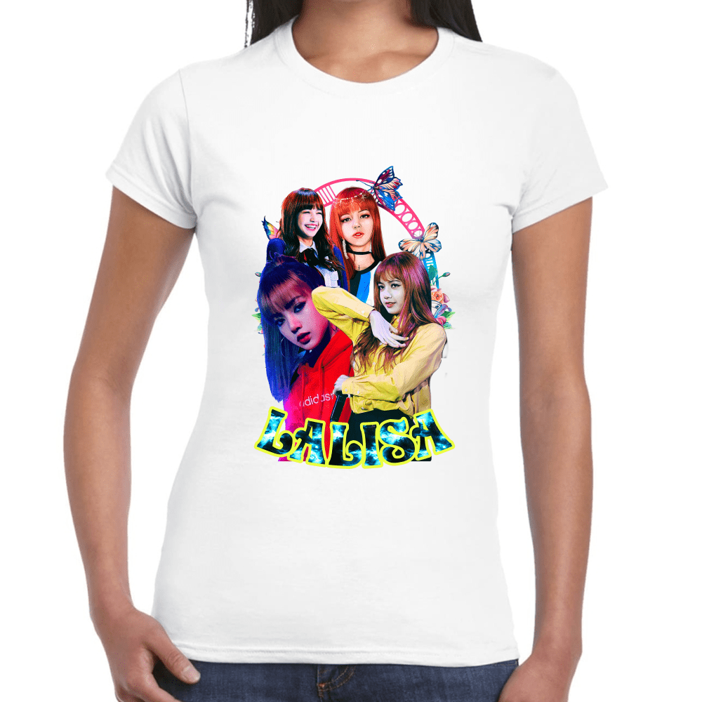 Playera Lisa Blackpink Algodón Premium #1162