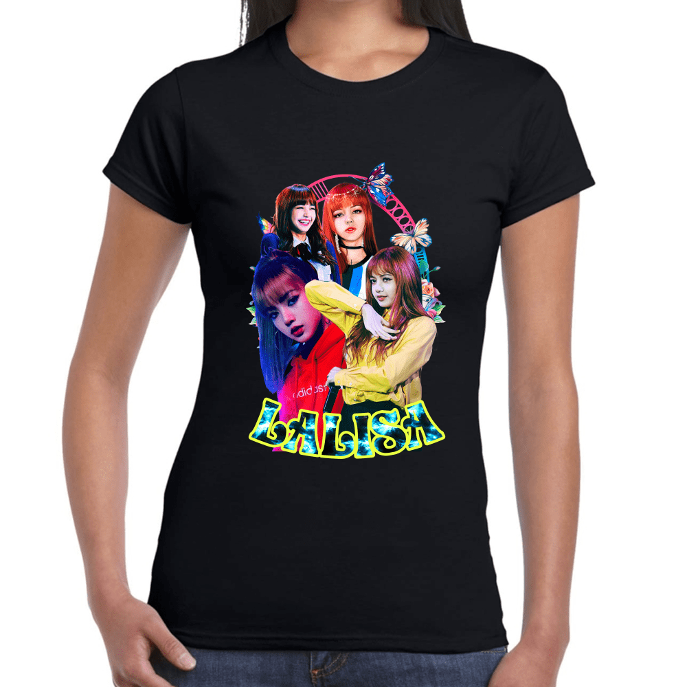 Playera Lisa Blackpink Algodón Premium #1162