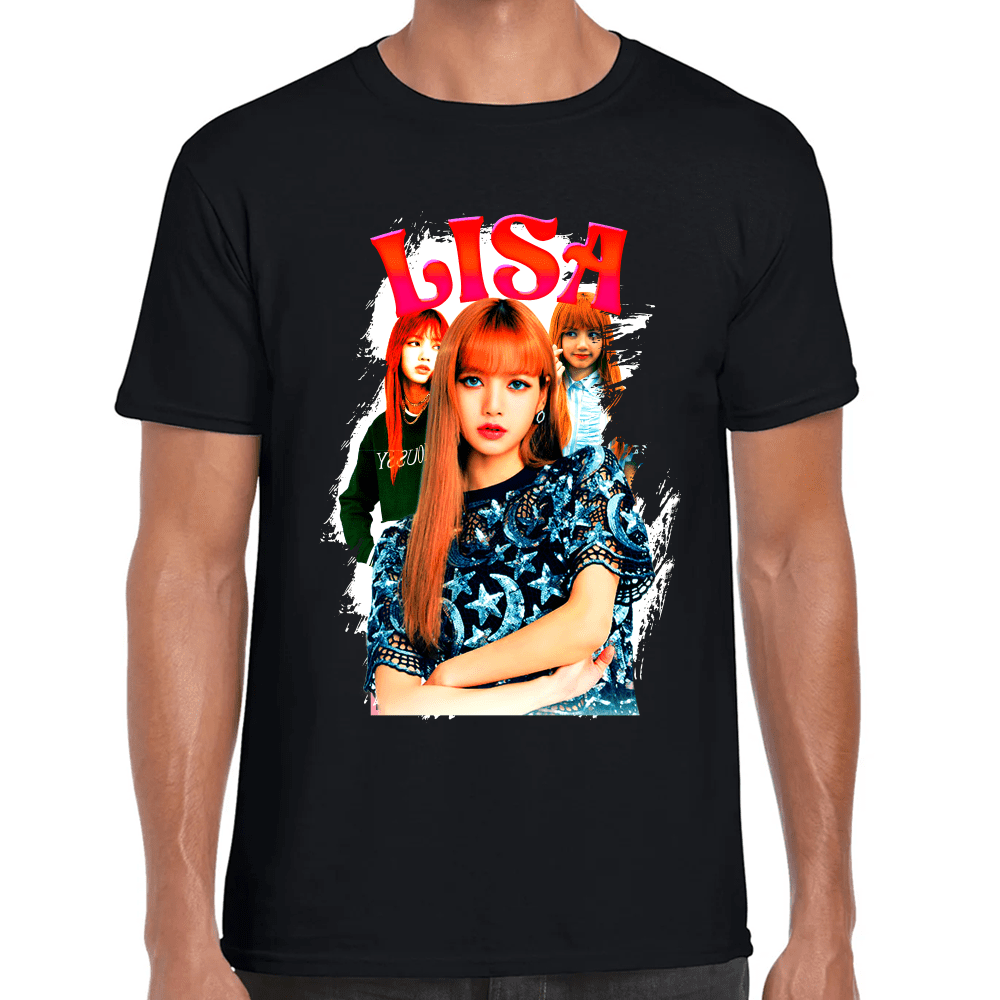 Playera Lisa Blackpink Algodón Premium #1163 Imagen principal del producto
